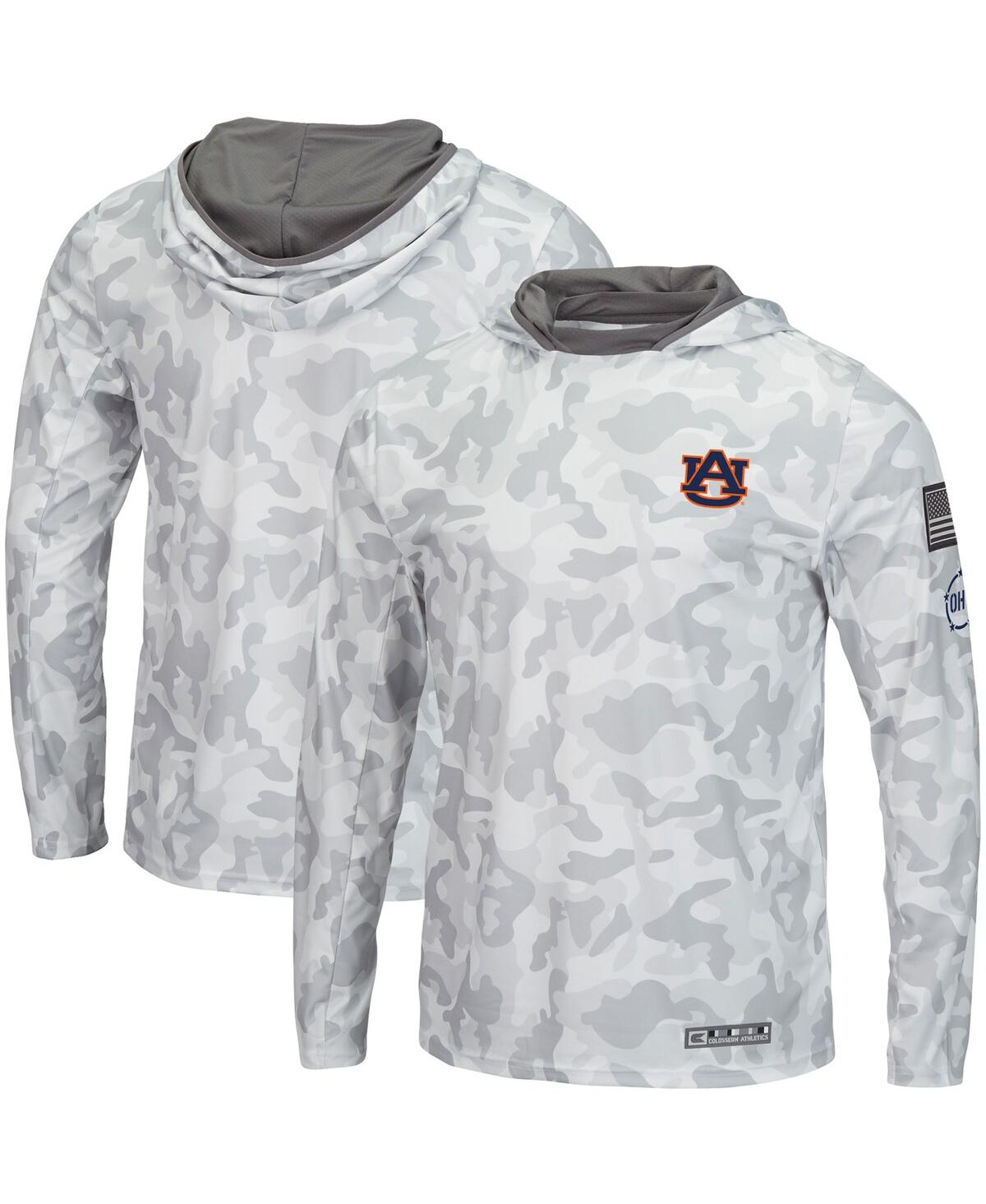 Shop Colosseum Men's  Arctic Camo Auburn Tigers Oht Military-inspired Appreciation Long Sleeve Hoodie Top