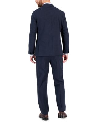 Mens Modern-Fit Bi-Stretch Fall Suit