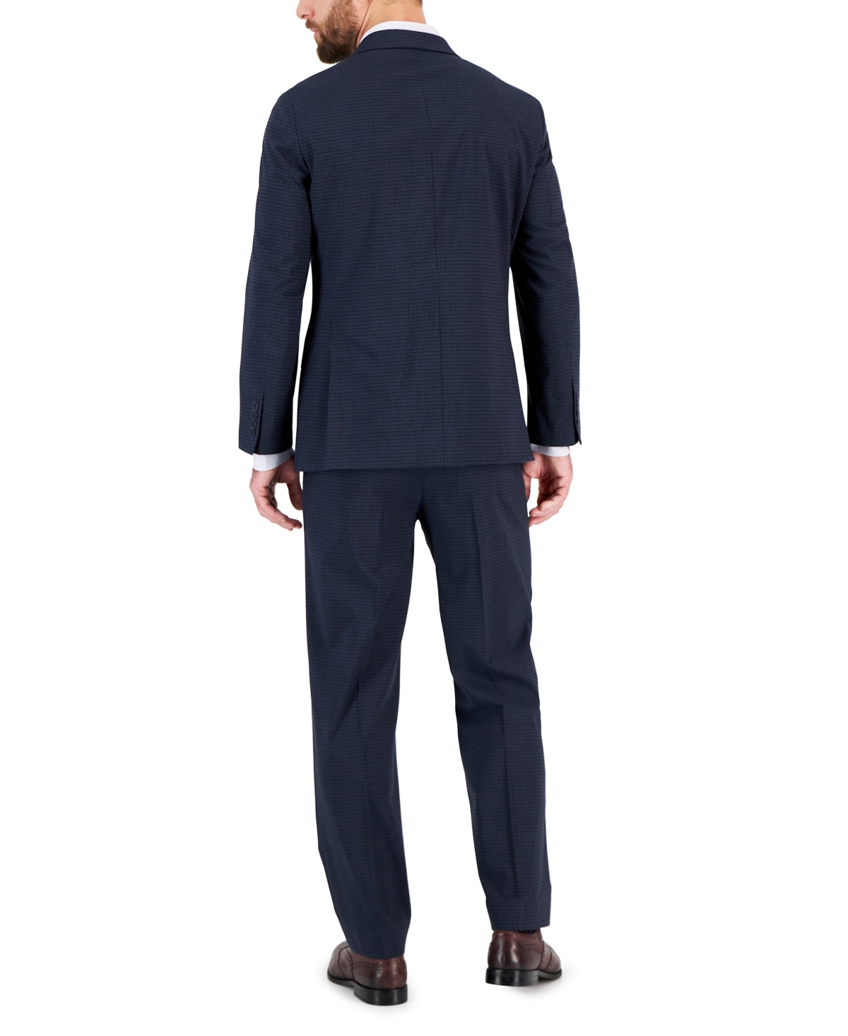 Nautica Mens Modern-Fit Bi-Stretch Fall Suit