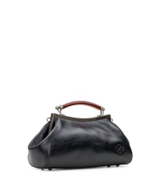 Kelmscott Small Leather Frame Crossbody Bag