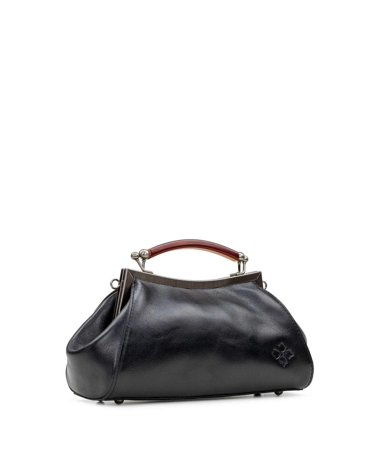 Женская сумка Patricia Nash Kelmscott Small Leather Frame Crossbody, цвет: Чёрный — фото 3