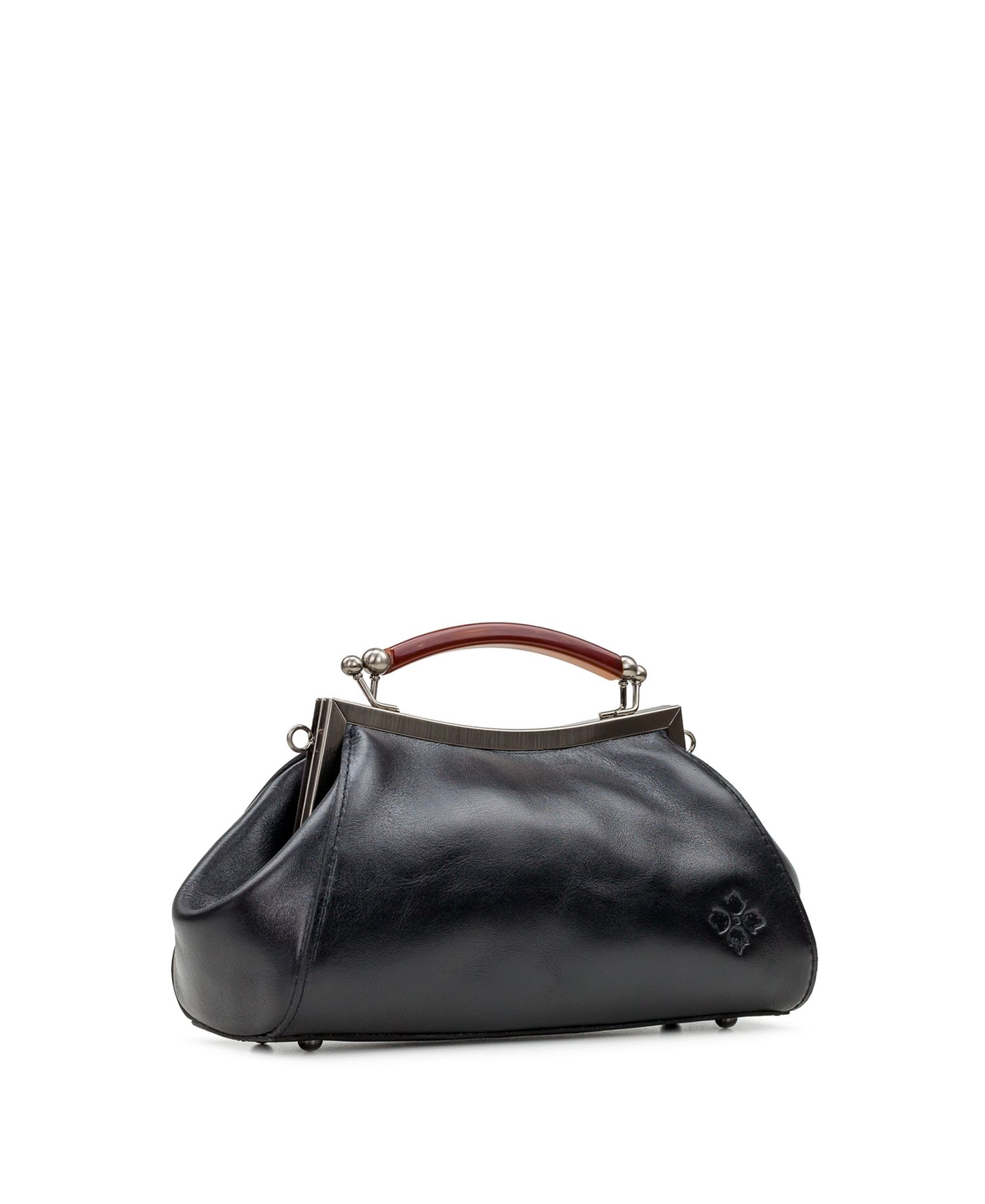 Kelmscott Small Leather Frame Crossbody Bag