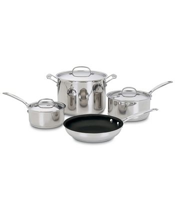 Cuisinart Chef's Classic Stainless Steel Cookware Set (7-Piece)
