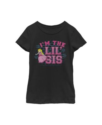 Nintendo Girl's Lil' Sis Princess Peach Child T-Shirt - Macy's