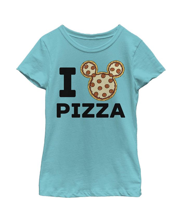 Disney Girl s Mickey Friends Mickey Mouse Pizza Child T Shirt