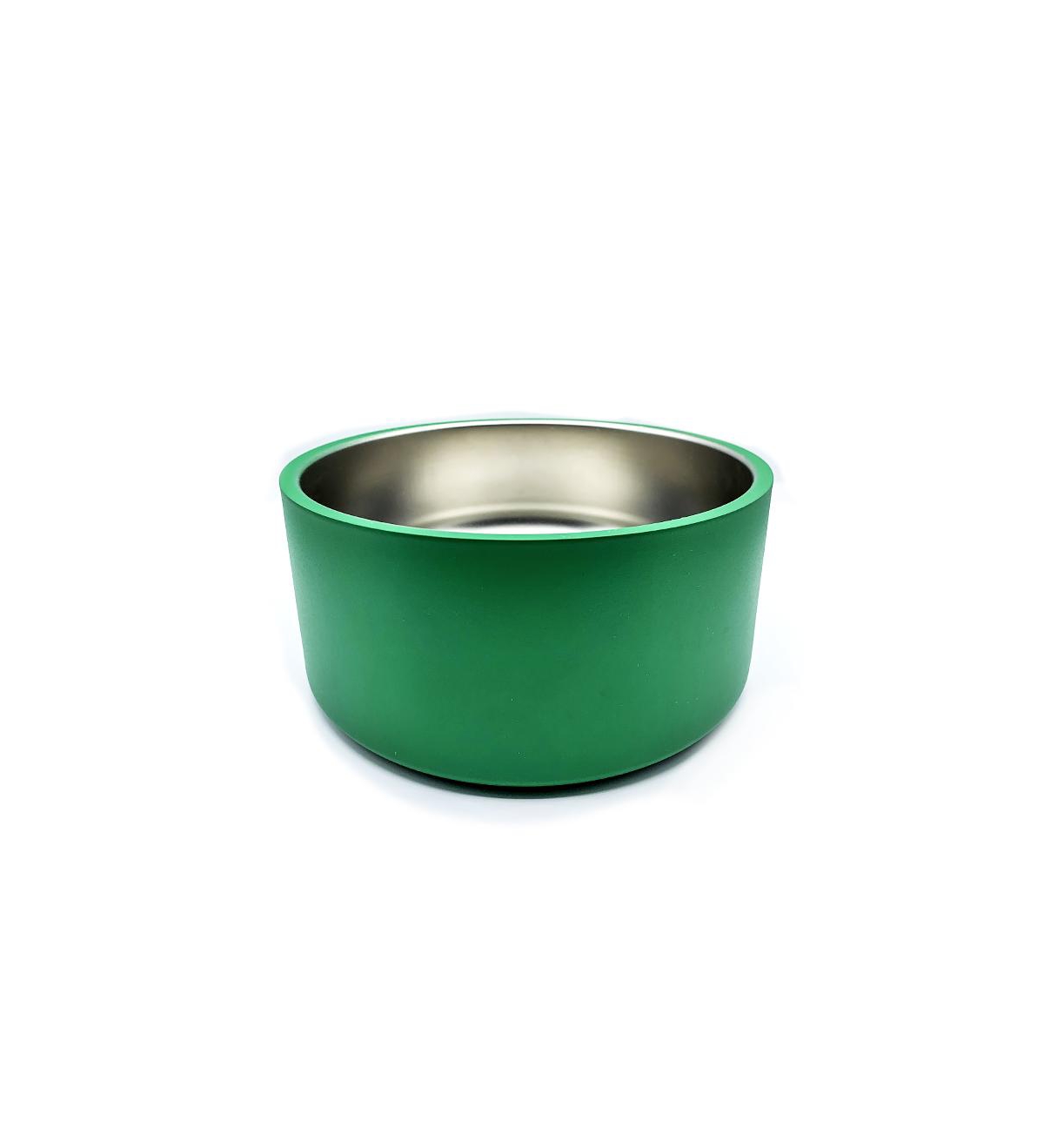 Stainless Steel Dog Bowl - Green