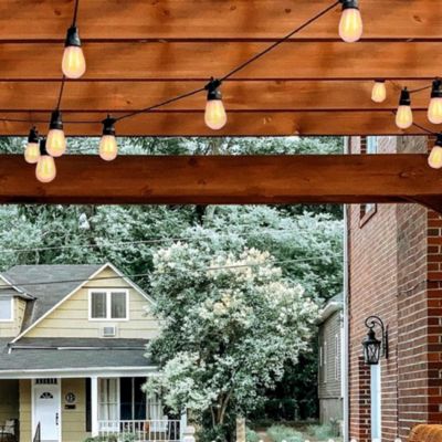 5W, 27 Ft, 2700K Solar LED Flame Bulb Halloween Holiday String Lights