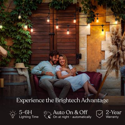 Ambience Pro 27 ft. Outdoor Solar LED String lights with Remote