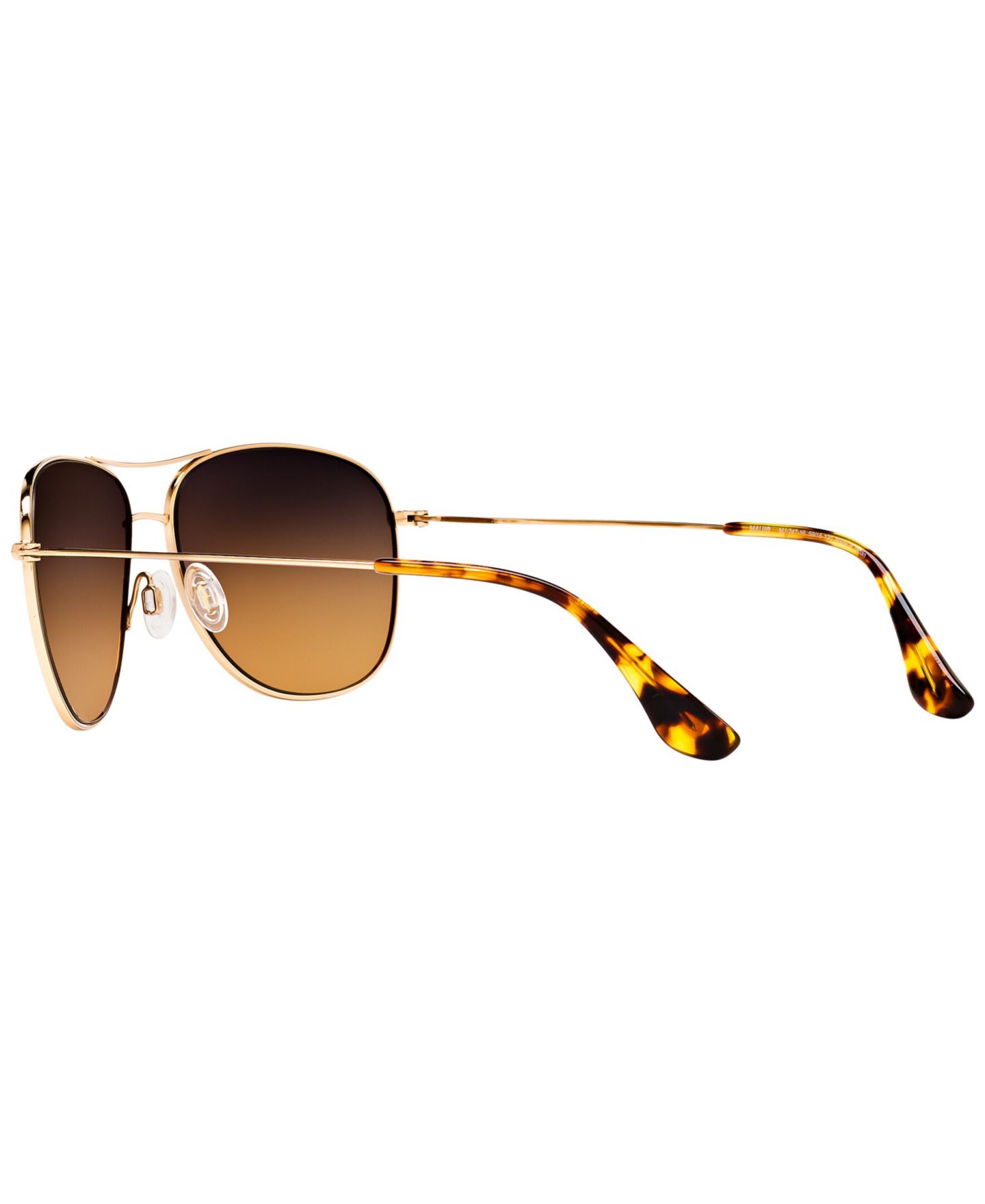 Женские солнцезащитные очки Maui Jim Polarized Cliffhouse Sunglasses, MJ000360, цвет: Золотой / Коричневый — фото 6