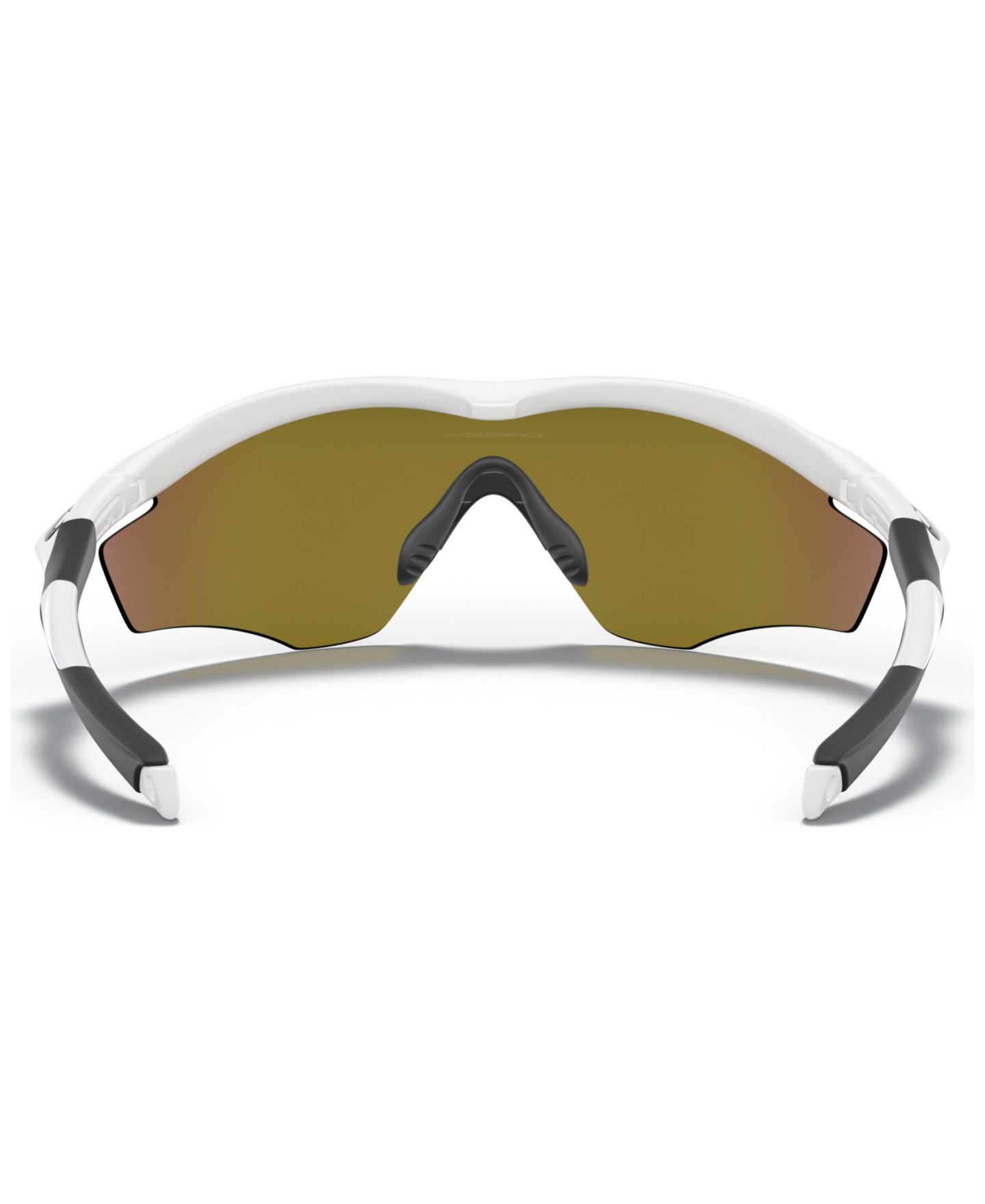 Женские солнцезащитные очки Oakley OO9343 M2 Frame XL, цвет: Белый блестящий / Оранжевый — фото 4
