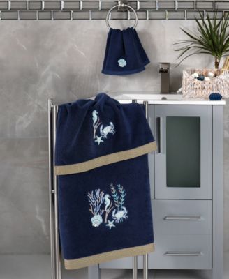 Turkish Cotton Aaron Embellished 3-Pc. Bath Towel Set