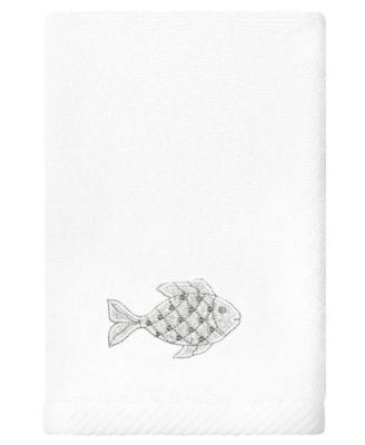 Turkish Cotton Figi Embellished 3-Pc. Bath Towel Set