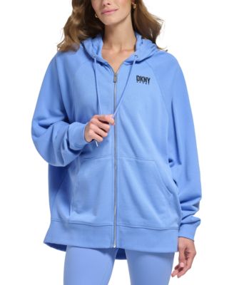 Women's Oversized Cotton Zip-Up Hoodie