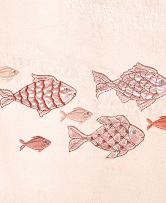 Turkish Cotton Figi Embellished 2-Pc. Bath Towel Set