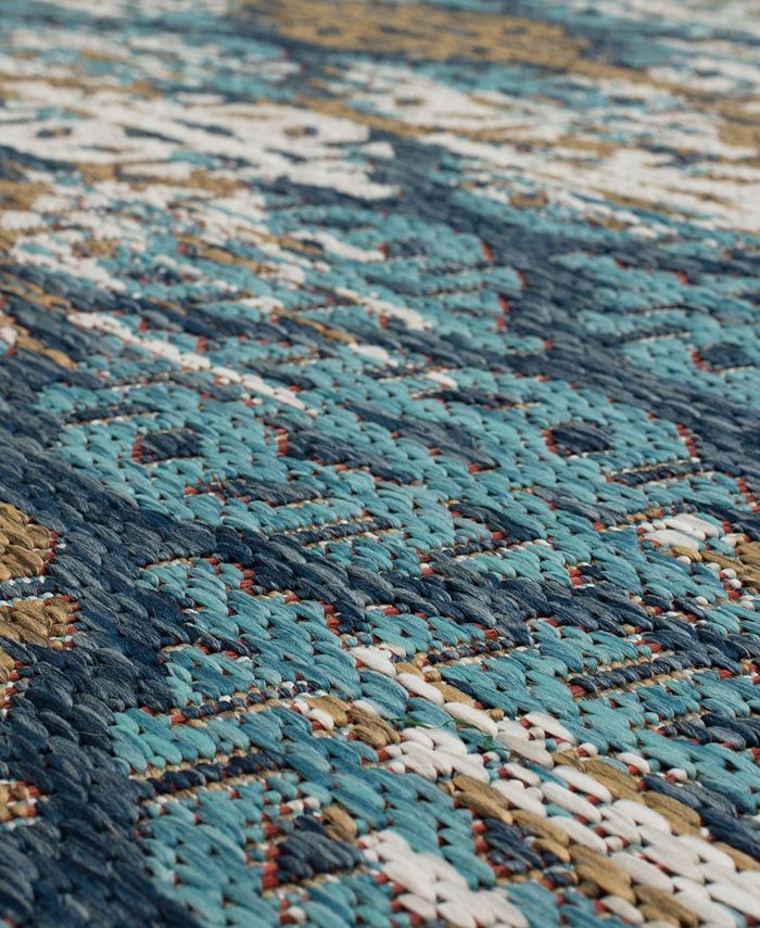 Mohawk Malibu Outdoor Stamped Ikat 2'5