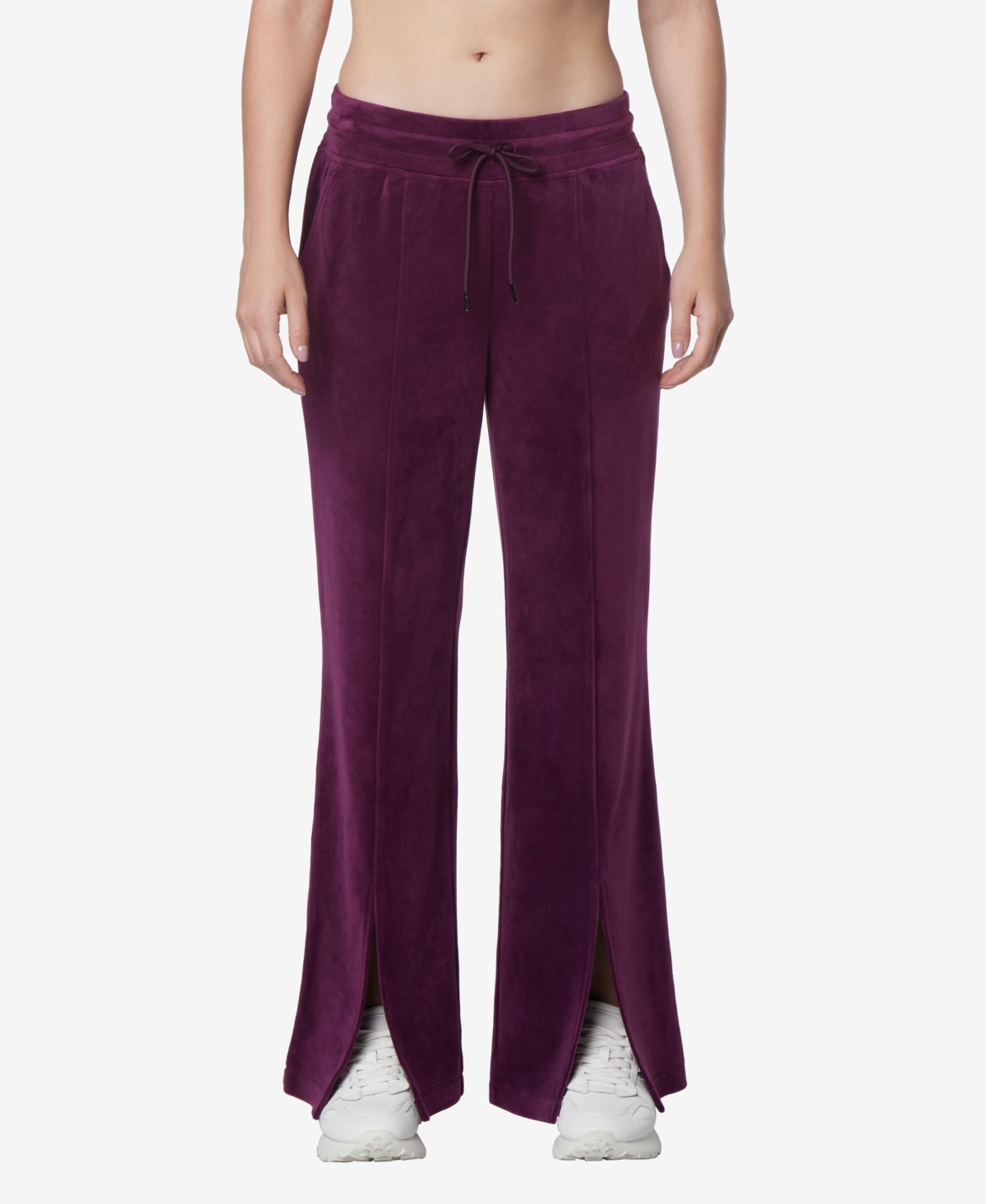Andrew Marc Sport Women's Full Length Velvet Vented Pants