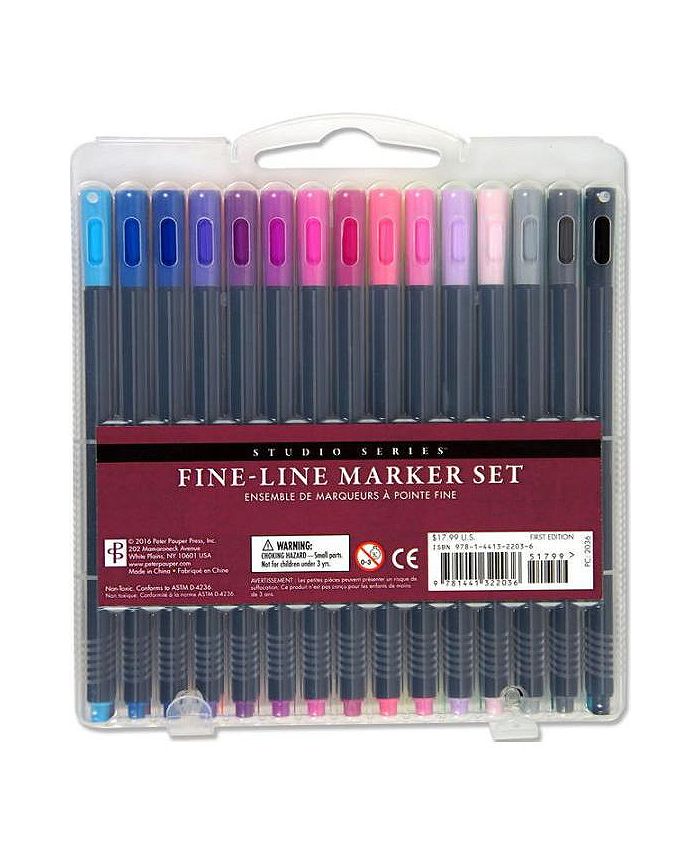 Barnes & Noble Studio Series FineLine Marker Set of 30 by Peter Pauper