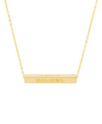 macy's gold name necklace