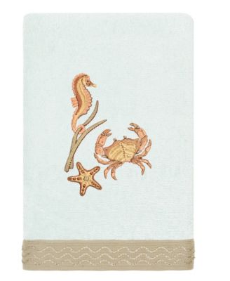 Turkish Cotton Aaron Embellished 4-Pc. Bath Towel Set