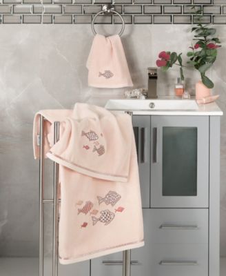 Turkish Cotton Figi Embellished 4-Pc. Bath Towel Set