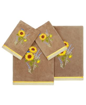 Turkish Cotton Girasol Embellished 4-Pc. Bath Towel Set