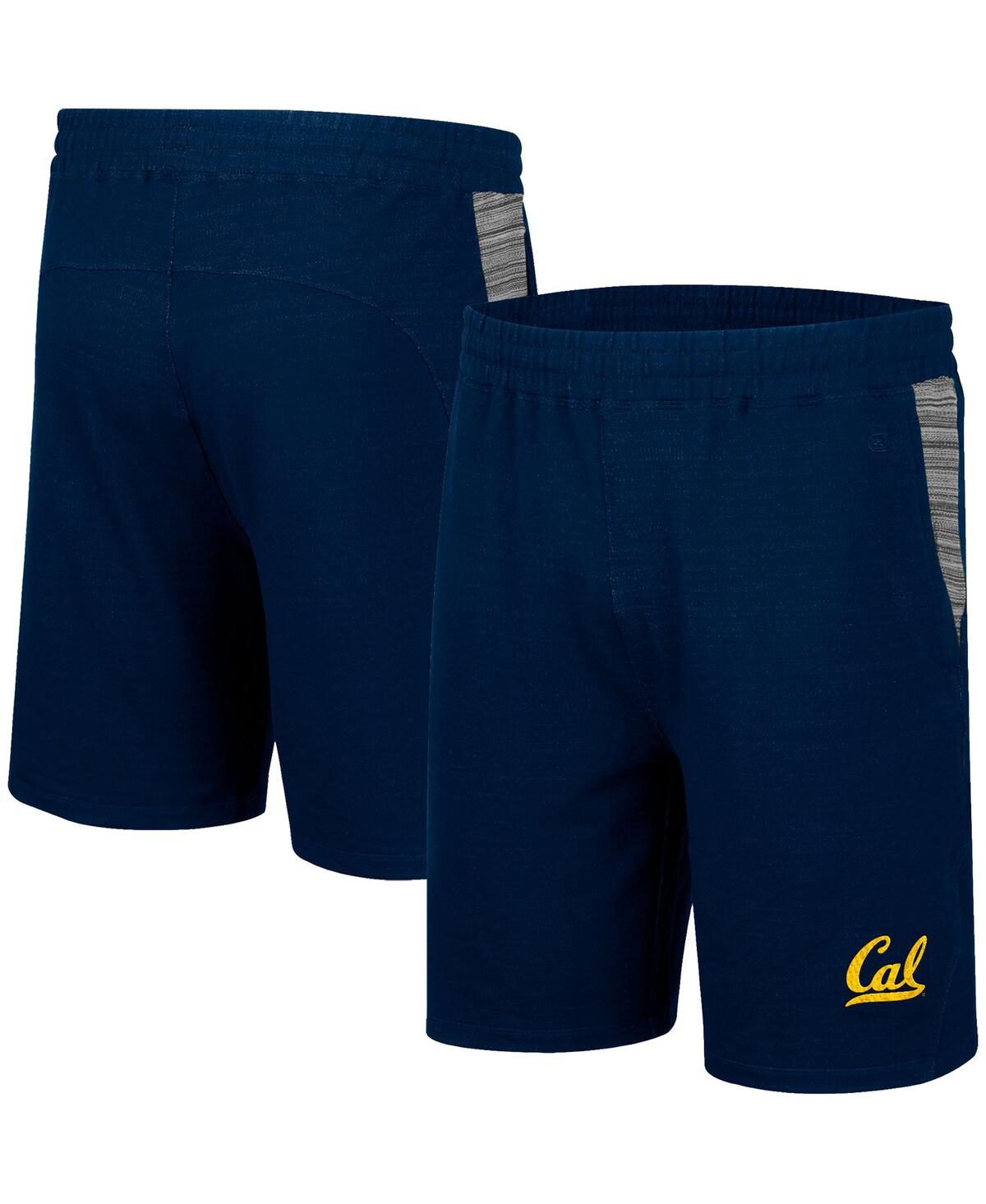 Colosseum Men's  Navy Cal Bears Wild Party Tri-blend Shorts