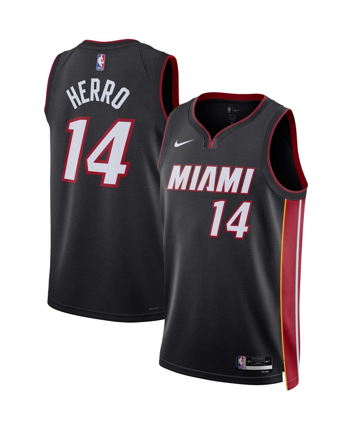 Men's and Women's Nike Tyler HerroMiami Heat Swingman Jersey - Icon Edition - Black