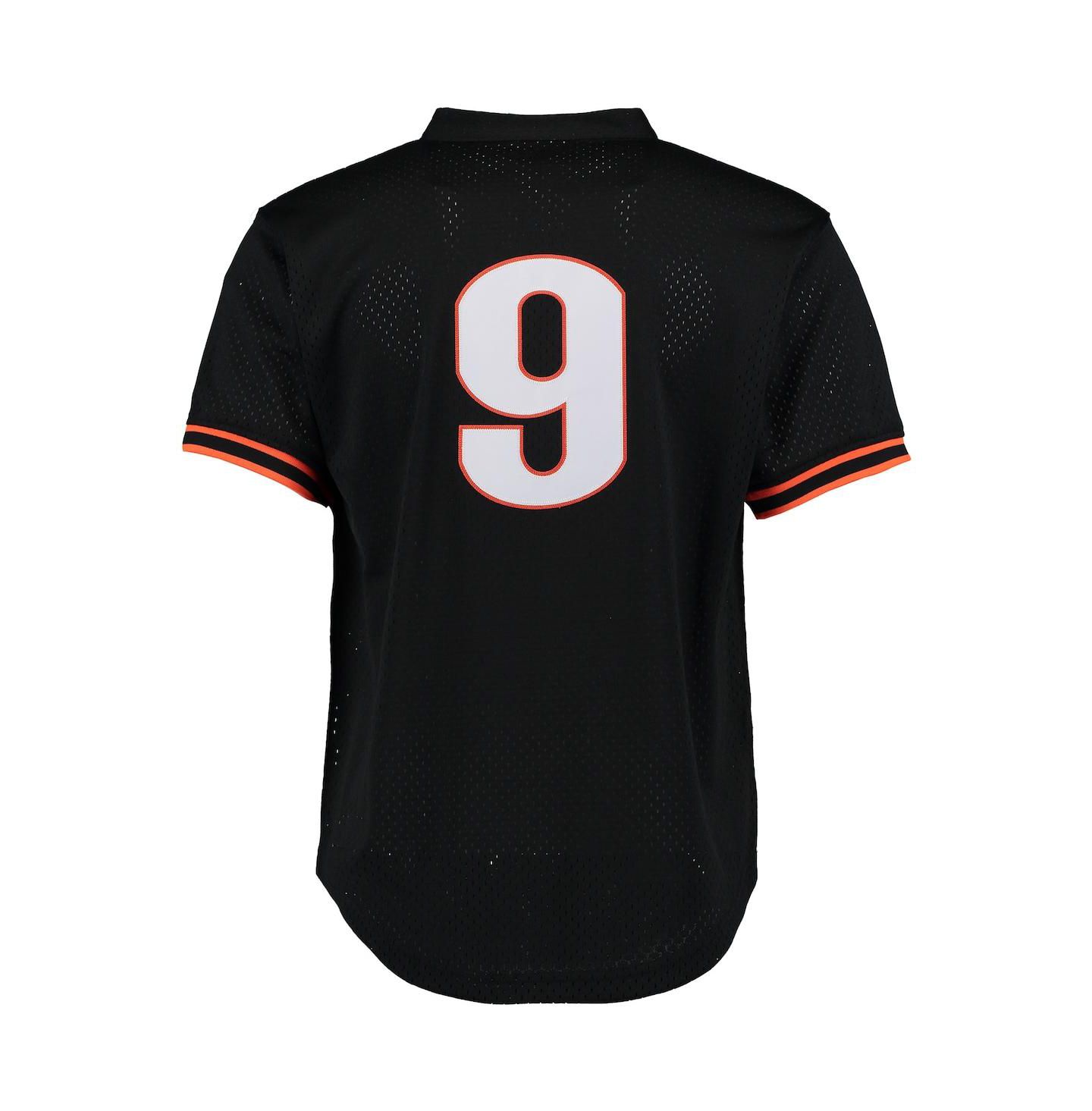 Мужской топ Mitchell & Ness Matt Williams Black San Francisco Giants Cooperstown Mesh Batting Practice Jersey — фото 2