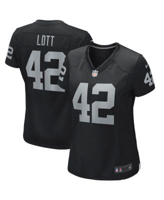 Nike Ronnie Lott Las Vegas Raiders Women's Game White Jersey