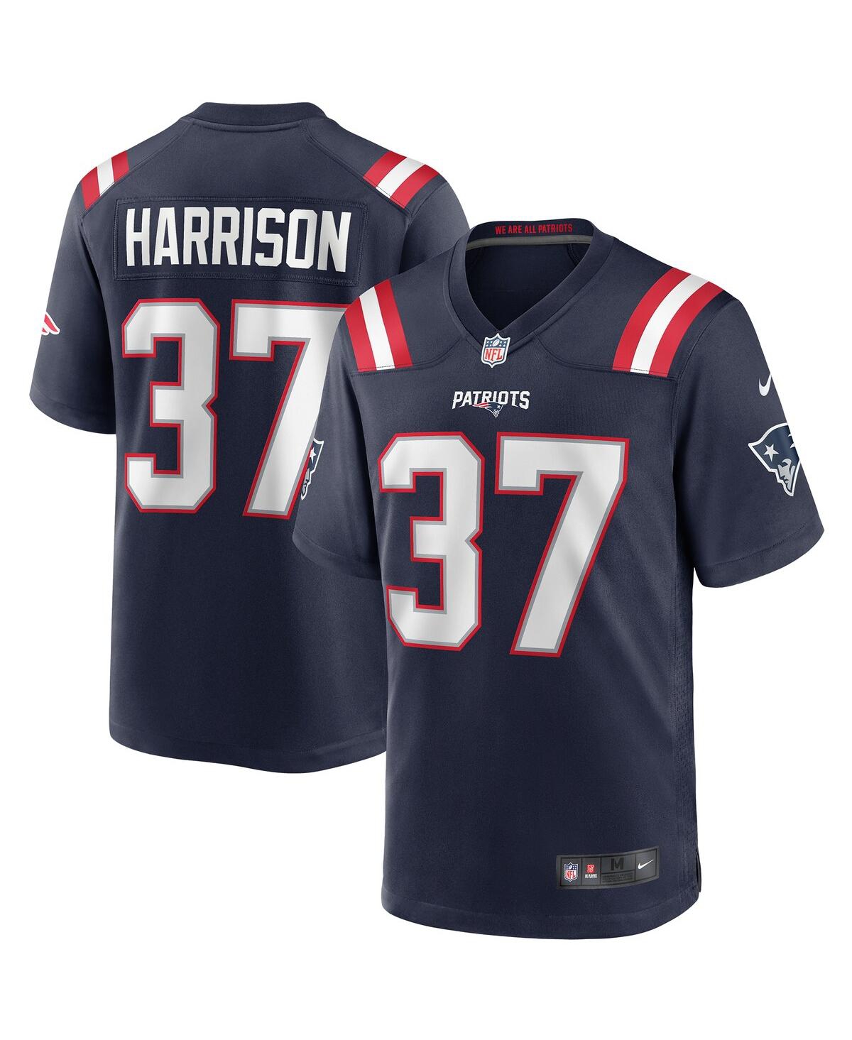 Men's Nike Rodney HarrisonNew England Patriots Game Retired Player Jersey - Navy