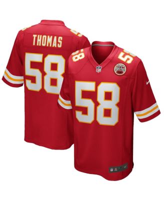 Men's Derrick Thomas Red Kansas City Chiefs Game Retired Player Jersey
