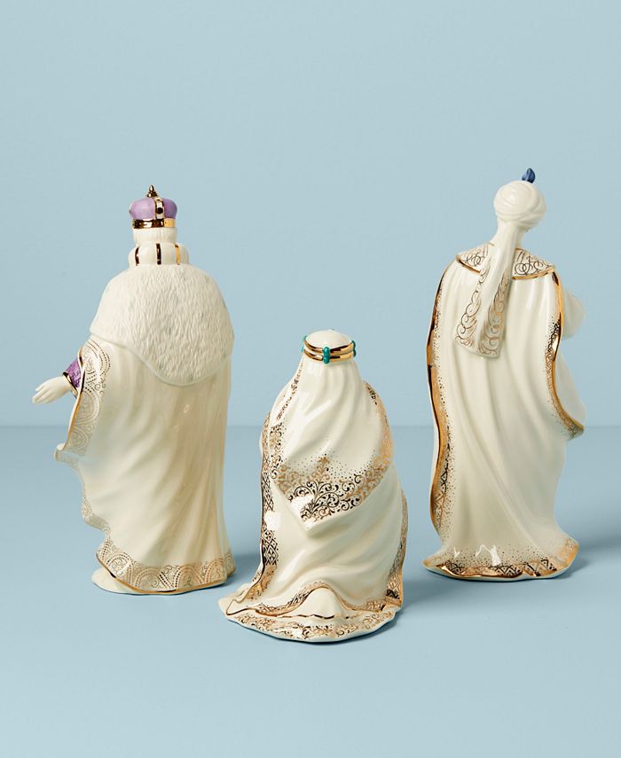 Lenox First Blessing Nativity Three Kings Figurine Set Macy's
