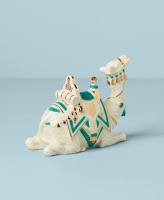 First Blessing Nativity Teal Camel Figurine