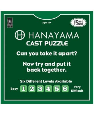 Hanayama Planet Level 4 Cast Puzzle Set, 2 Piece