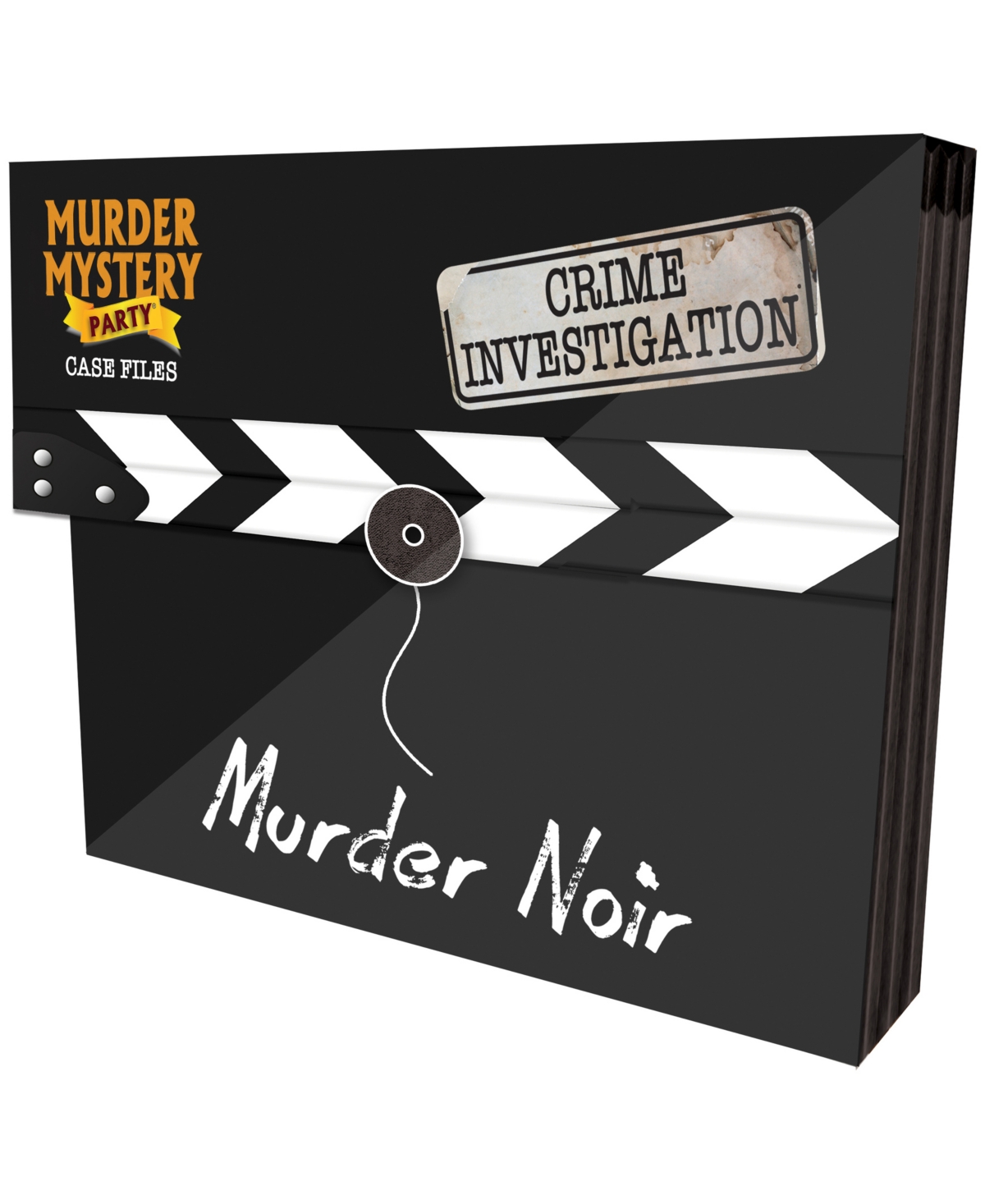 University Games Murder Mystery Party Case Files, Murder Noir Set, 53 Piece In Multi Color