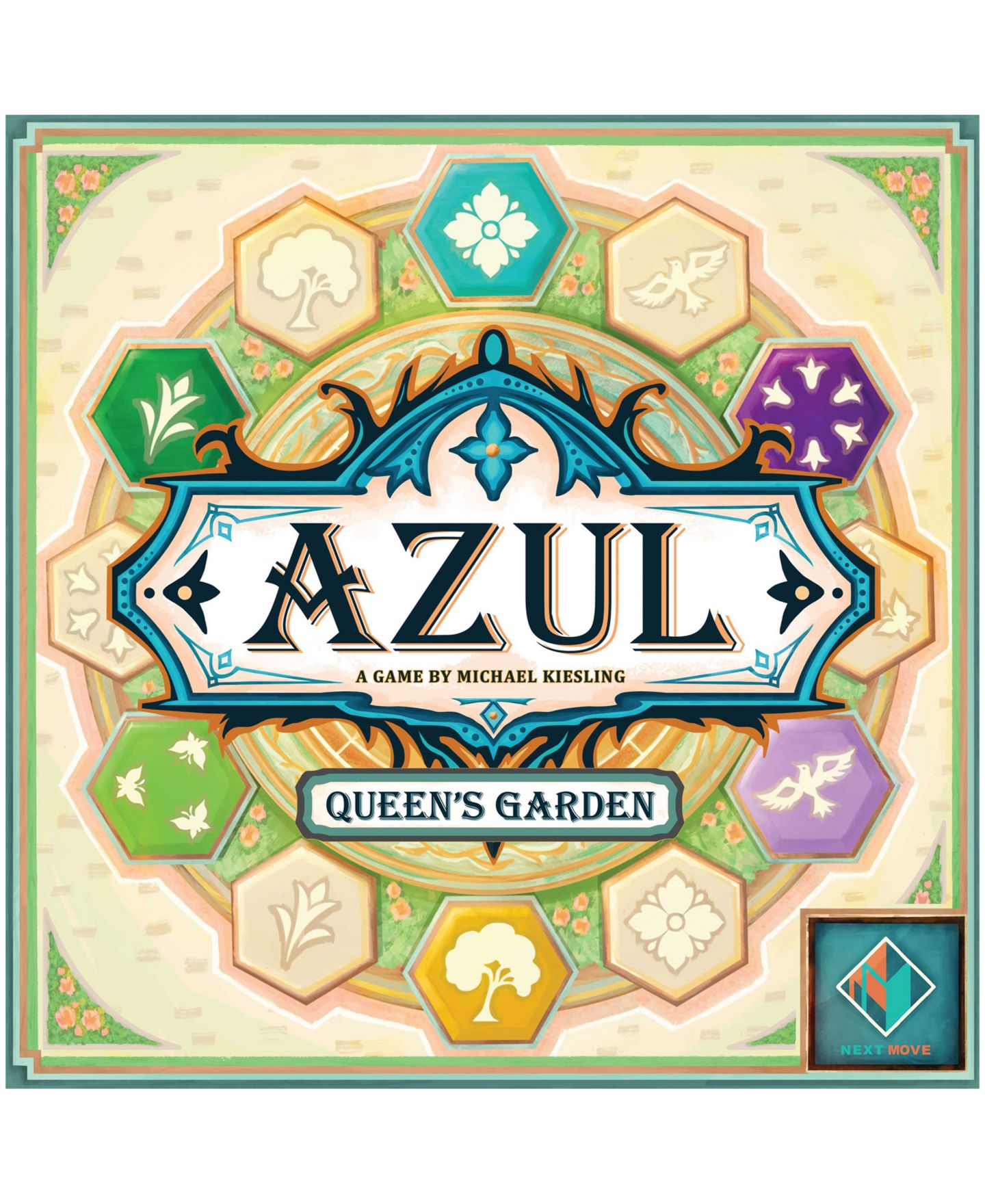 Детские настольные игры Next Move Games Azul Queen's Garden 182-Piece Strategy Family Board Game, Ages 10+ — фото 2