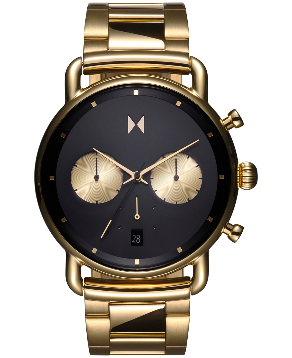 Mvmt Men's Blacktop Gold-tone Stainless Steel Bracelet Watch 42mm