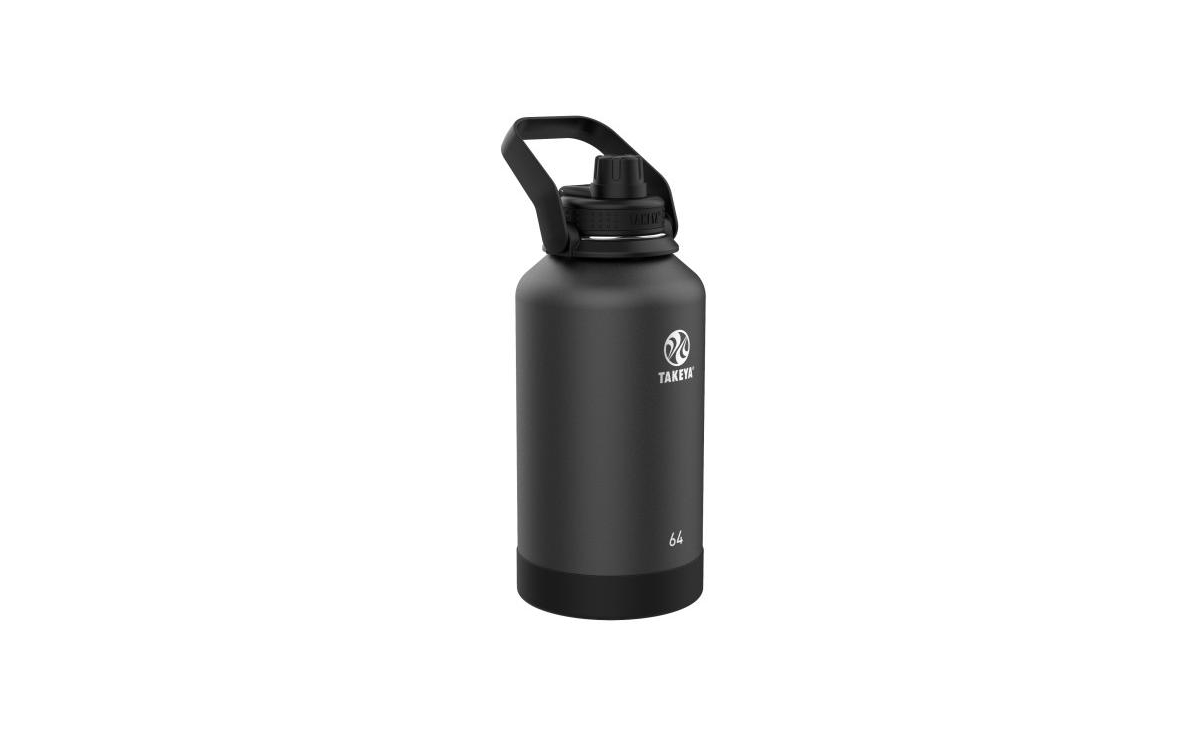 Takeya Actives 64 oz Spout Bottle In Onyx