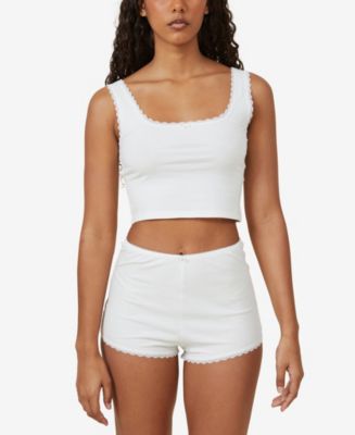 Cannes Cotton Lace Tank main image 0