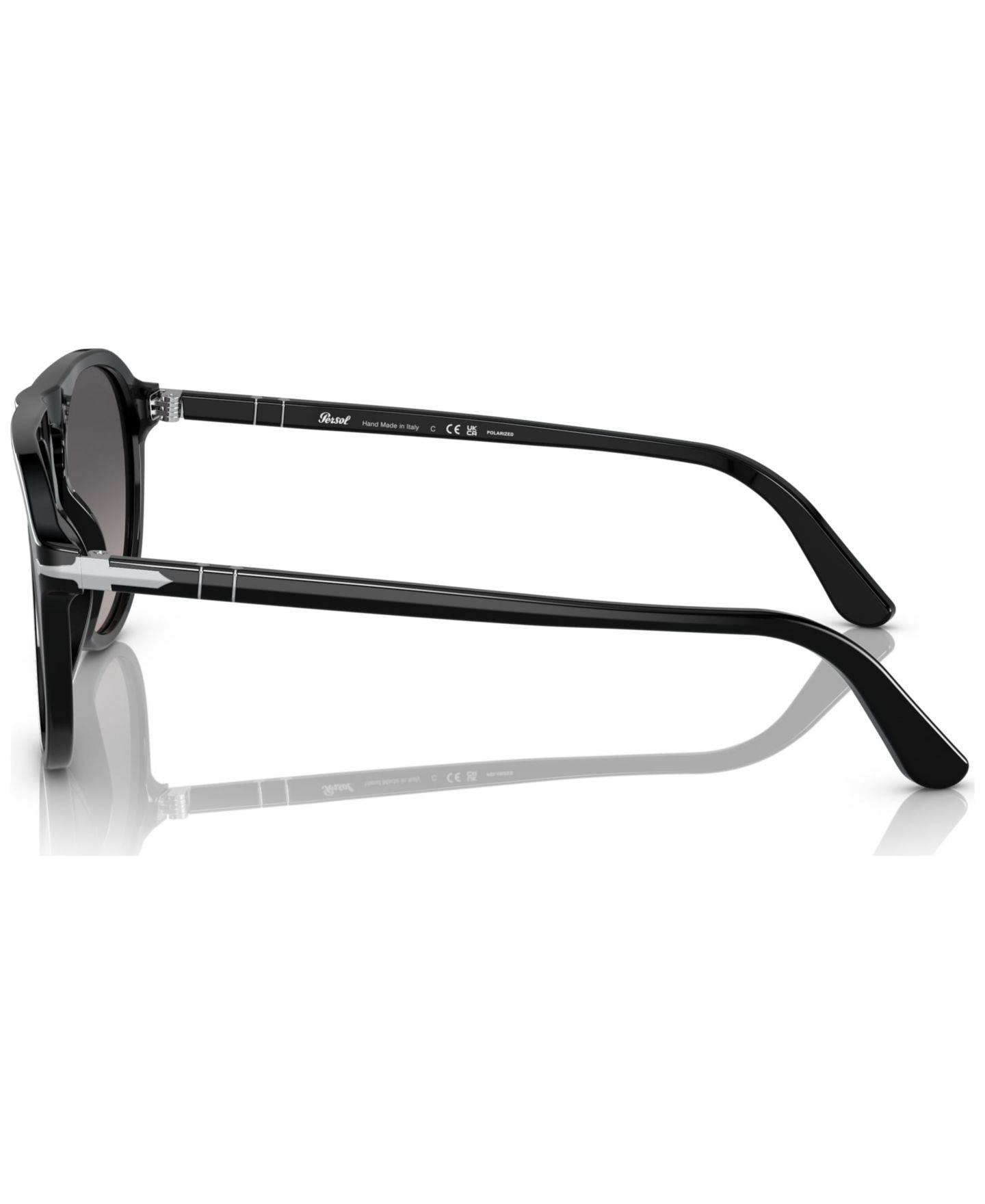 Солнцезащитные очки Persol Unisex Polarized, 0PO3302S95M355W, цвет: Чёрный — фото 2