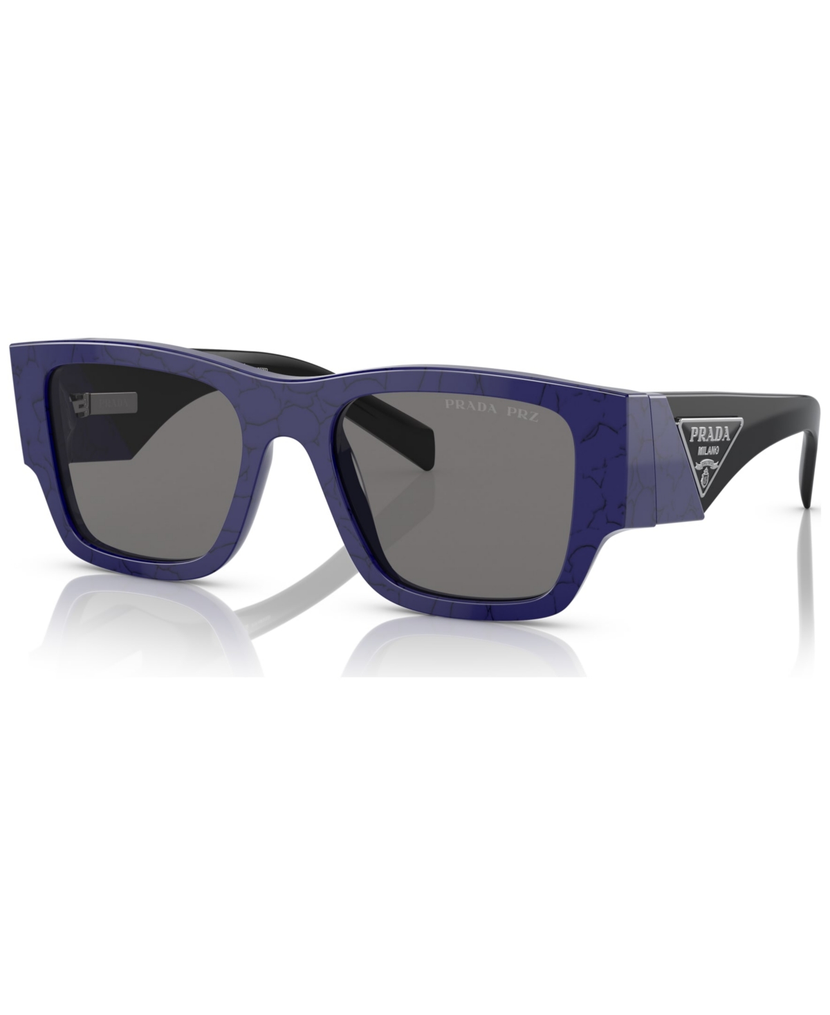 Prada Men's Polarized Sunglasses, Pr 10zs In Baltic Marble