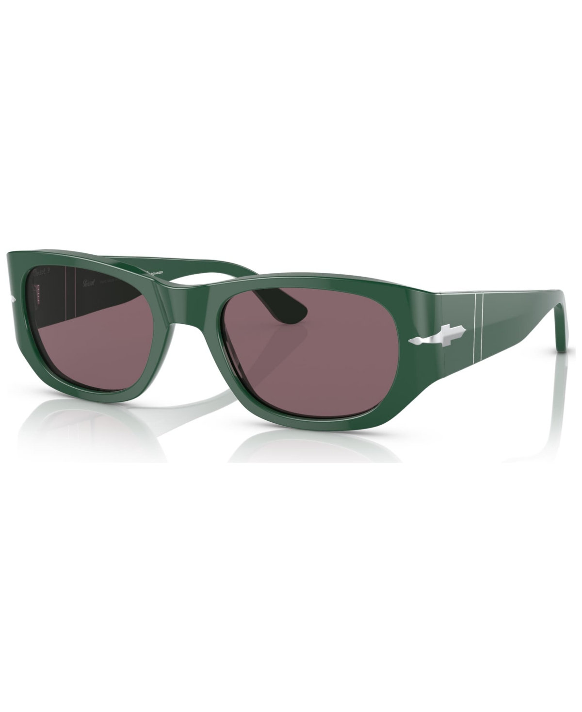 Shop Persol Unisex Polarized Sunglasses, Po3307s52-p In Green