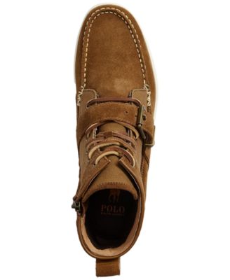 Polo Ralph Lauren Ranger Nubuck & Canvas Sneaker Boot Men\'s Size 7.5 s-l400.jpg main image 3