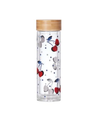 kate spade new york Vintage-Like Cherry Dot Water Bottle - Macy's