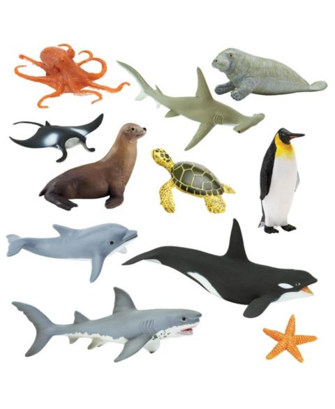 Детские игрушки Kaplan Early Learning Animals of the Sea - Set of 11