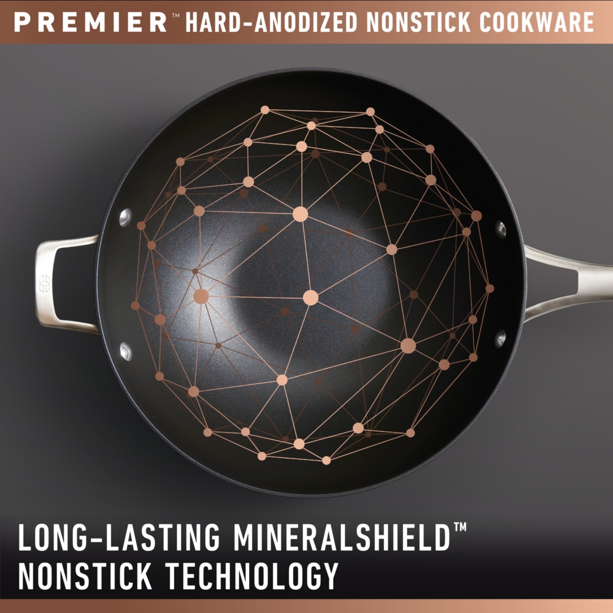 Calphalon Premier Hard-Anodized Nonstick 11" Square Grill Pan