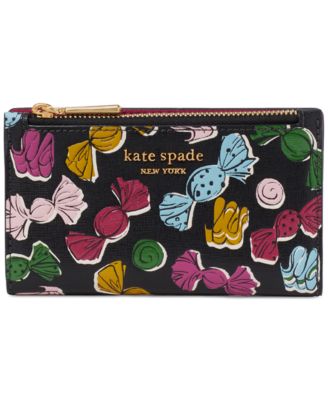kate spade new york - Morgan Assorted Candies Embossed Saffiano Leather Small Slim Bifold Wallet
