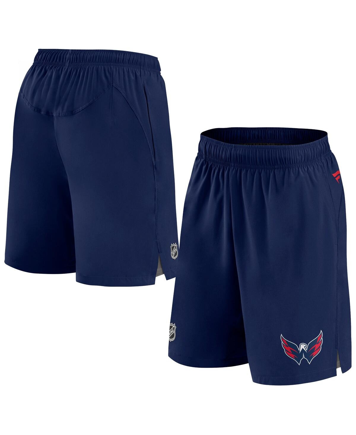 Fanatics Men's  Navy Washington Capitals Authentic Pro Rink Shorts