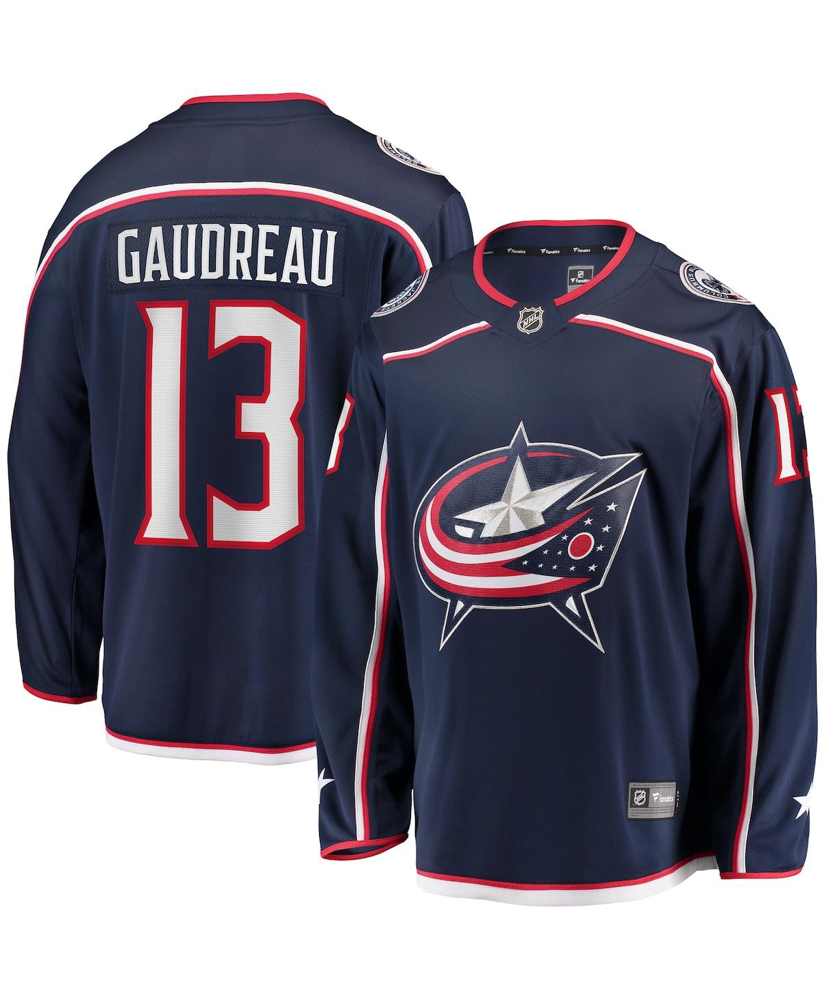 Men's Fanatics Johnny GaudreauColumbus Blue Jackets 2022 Breakaway Player Jersey - Navy