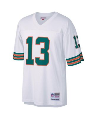 Men's Dan Marino White Miami Dolphins Big and Tall 1984 Retired Player Replica Jersey